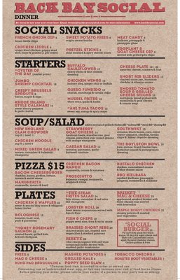 Menu photo 7 Back Bay Social Boston, MA Menu photo 7 Back Bay Social Boston, MA