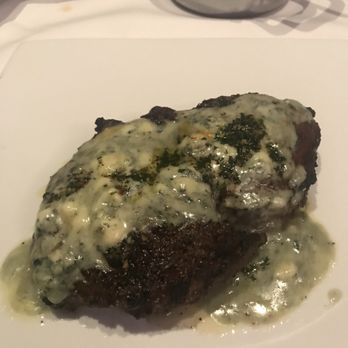 Red, the Steakhouse - 40 Day Aged Prime Ribeye, with Blue cheese Topper - Steakhouses Near Me - Orange Village, Ohio Red, the Steakhouse - 40 Day Aged Prime Ribeye, with Blue cheese Topper - Steakhouses Near Me - Orange Village, Ohio