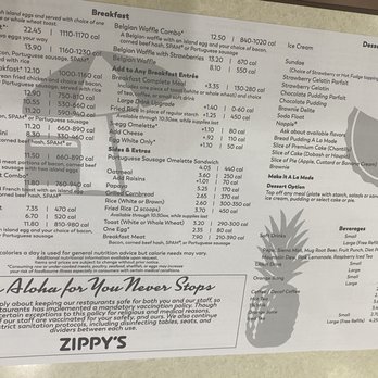 Zippy's Kahului - Menu March 2022 2 of 2 - Fast Food Near Me - Kahului, Hawaii Zippy's Kahului - Menu March 2022 2 of 2 - Fast Food Near Me - Kahului, Hawaii