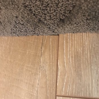 Floor One - Didn't cut the floor the right length to butt up against the carpet - Flooring Near Me - Mesa, Arizona