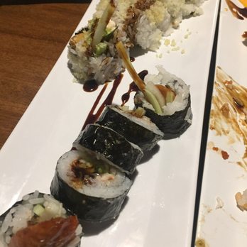 Sushi Asahi - Fresh Water Eel Cut Roll and Spider Cut Roll (AYCE) - Sushi Bars Near Me - Riverside, California