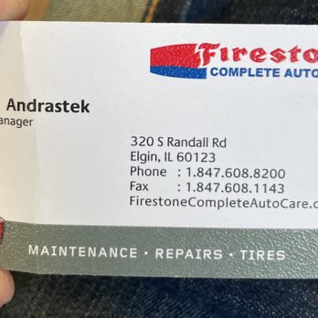 Firestone Complete Auto Care - Store manager - Tires Near Me - Elgin, Illinois