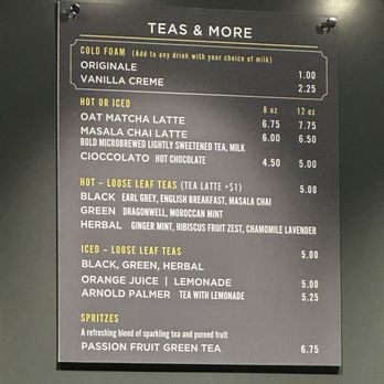 Caffe Luxxe - Menu as of 3/12/26 - Coffee & Tea Near Me - Culver City, California Caffe Luxxe - Menu as of 3/12/26 - Coffee & Tea Near Me - Culver City, California