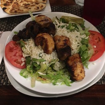 Chicken Kebab - Medium salad with grilled chicken. Awesome - Turkish Near Me - Roslyn Heights, New York