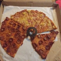 Yellow Cab Pizza - Hawaiian and Pepperoni