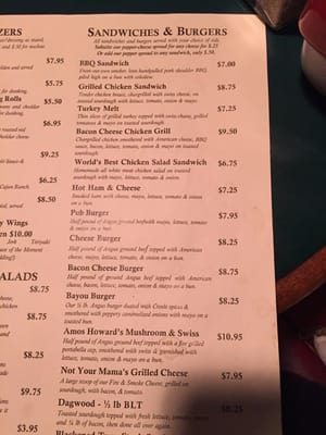 Menu photo 2 Amos Howards Restaurant & Brew Works Hickory, NC Menu photo 2 Amos Howards Restaurant & Brew Works Hickory, NC