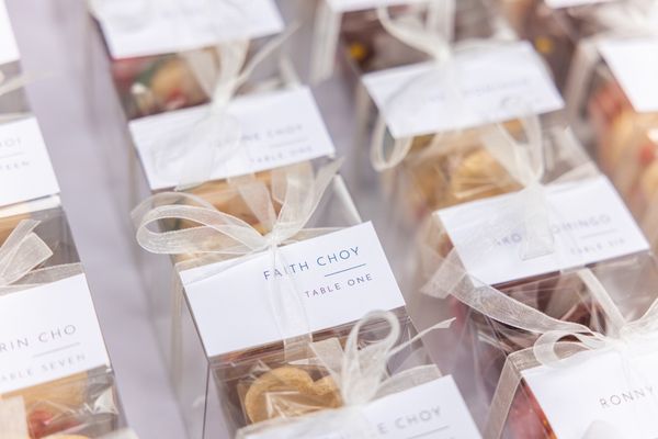 Sweet Box (Macarons, Dragon Beard Candy) by null