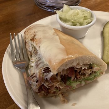Lennie's - Bacon Turkey Melt ~ this is just half of the sandwich, shared the other half with my college daughter - Pizza Near Me - Bloomington, Indiana
