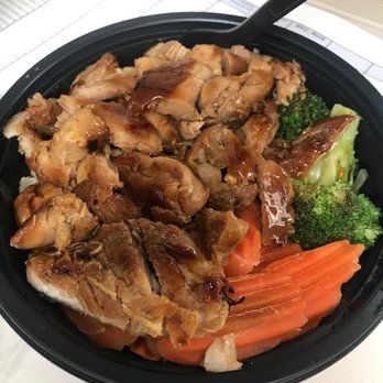 WaBa Grill - Chicken and veggie bowl. They forgot my avocado - Fast Food Near Me - Signal Hill, California WaBa Grill - Chicken and veggie bowl. They forgot my avocado - Fast Food Near Me - Signal Hill, California
