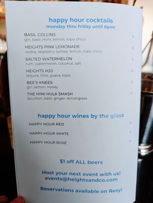 Menu photo 8 Heights & Co Houston, TX Menu photo 8 Heights & Co Houston, TX