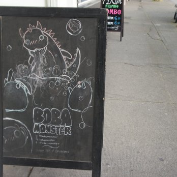 Boba Monster - Sign - Desserts Near Me - Vancouver, British Columbia