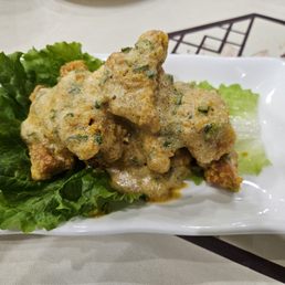 Salted Egg Yolk Pork Chop