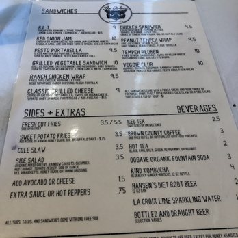 The Owlery Restaurant - Menu - Vegan Near Me - Bloomington, Indiana