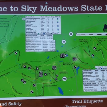 Sky Meadows State Park - The map - Parks Near Me - Delaplane, Virginia