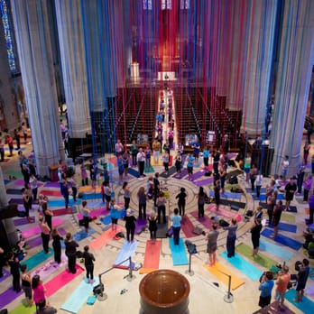Yoga For Change - 2nd Annual Yoga for Change benefitting the Community Preschool 9/6/2014. Photo courtesy of Grace Cathedral. - Yoga Near Me - San Francisco, California Yoga For Change - 2nd Annual Yoga for Change benefitting the Community Preschool 9/6/2014. Photo courtesy of Grace Cathedral. - Yoga Near Me - San Francisco, California