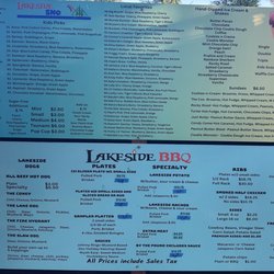 Picture of the menu.