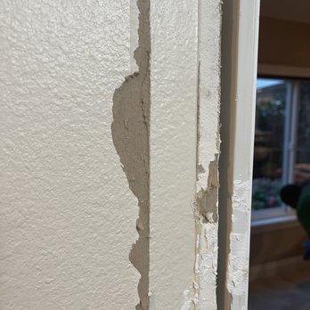 All American Repipe & Plumbing - My wall AFTER Sergio's Plastering finished dry wall repairs. - Plumbing Near Me - Fullerton, California