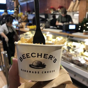 Beecher's Handmade Cheese - Half "World's Best" and half "Mariachi" Mac n Cheese - Cheese Shops Near Me - Seattle, Washington Beecher's Handmade Cheese - Half "World's Best" and half "Mariachi" Mac n Cheese - Cheese Shops Near Me - Seattle, Washington