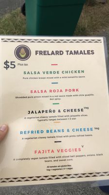 Menu photo 8 Frelard Tamales Seattle, WA