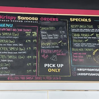 Krispy Samosa - Small menu but packed with taste. - Indian Near Me - Surrey, British Columbia Krispy Samosa - Small menu but packed with taste. - Indian Near Me - Surrey, British Columbia