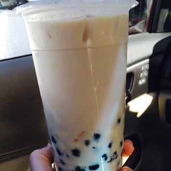 TeaLite Drinks & Snow - I basically order boba and add tea ;) Milky Way with added white pearls. - Bubble Tea Near Me - Morgan Hill, California