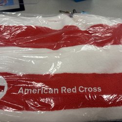 American Red Cross - Free Red Cross beach towel with platelet donation while supplies last.
