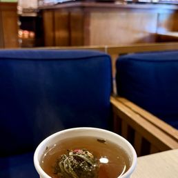Peach blossom tea. Pretty. Peach blossom tea. Pretty.