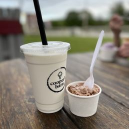Ice cream and shake