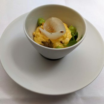 Facil - 07/04/22 Corn Custard, Oyster Mushroom, Jalapeno, Radish - French Near Me - Berlin, BE