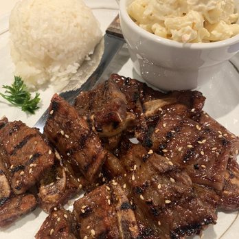 Cherrystones Grill & Grotto - Kalbi, Crabby Potato Mac Salad and Rice - Japanese Near Me - Gardena, California