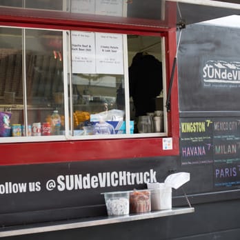 SUNdeVICH Truck - a food truck parked in front of a building - Food Stands Near Me - Washington, DC, District of Columbia SUNdeVICH Truck - a food truck parked in front of a building - Food Stands Near Me - Washington, DC, District of Columbia