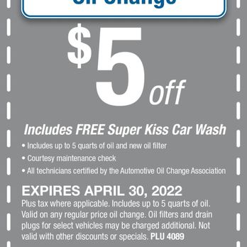 Delta Sonic Car Wash - Coupon, semi-synthetic - Oil Change Stations Near Me - Oswego, Illinois