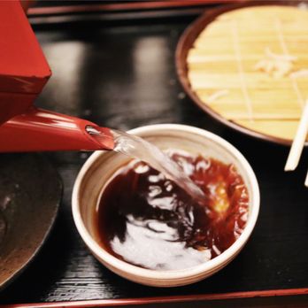 Soba-ya - Addition to the dipping sauce for drinking after the meal - Japanese Near Me - New York, New York Soba-ya - Addition to the dipping sauce for drinking after the meal - Japanese Near Me - New York, New York