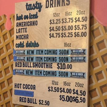 Big Dipper Homemade Ice Cream - Menu - Ice Cream & Frozen Yogurt Near Me - Wasilla, Alaska Big Dipper Homemade Ice Cream - Menu - Ice Cream & Frozen Yogurt Near Me - Wasilla, Alaska