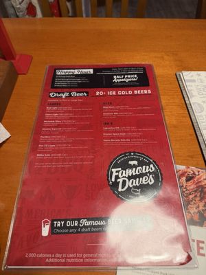 Menu photo 1 Famous Dave's Downey, CA Menu photo 1 Famous Dave's Downey, CA