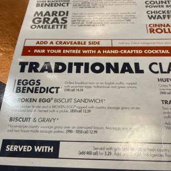 Another Broken Egg Cafe - Menu - Breakfast & Brunch Near Me - Nashville, Tennessee