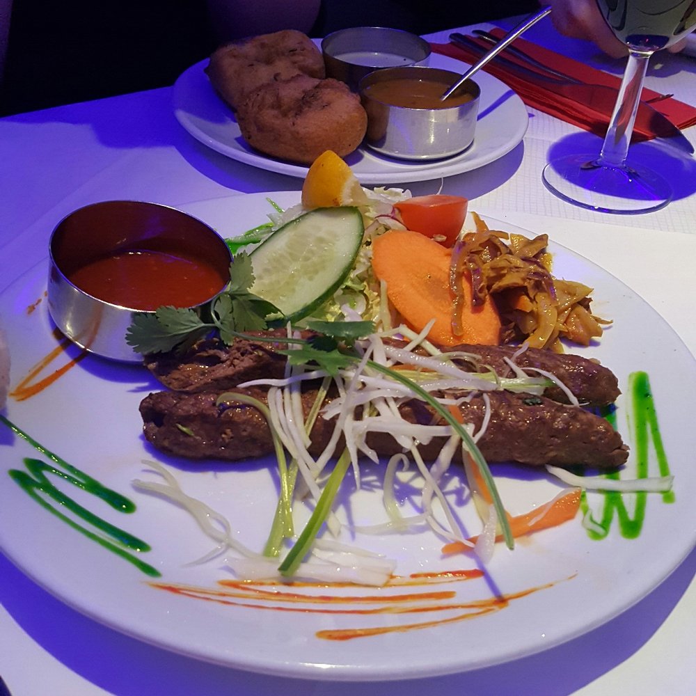 Shish Kebab. Well seasoned with a tasty sauce