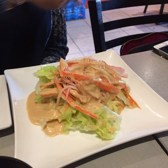 Orange Fish Sushi House - How do they offer this giant salad with AYCE? It's like 8 times the size of any other AYCE sushi place. - Seafood Near Me - Mississauga, Ontario Orange Fish Sushi House - How do they offer this giant salad with AYCE? It's like 8 times the size of any other AYCE sushi place. - Seafood Near Me - Mississauga, Ontario