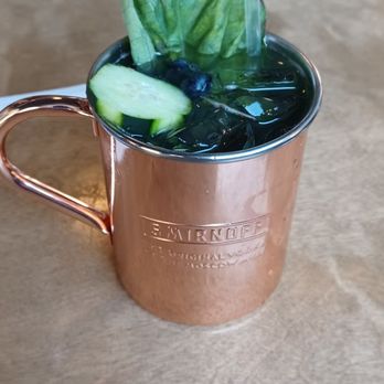 Red White & Brew - Blueberry mule. - New American Near Me - Prescott, Arizona Red White & Brew - Blueberry mule. - New American Near Me - Prescott, Arizona