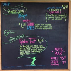 Northfield Golf Club - Menu Board