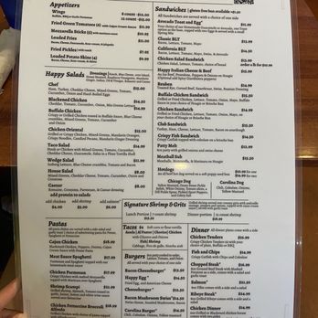 The Happy Egg - lunch and dinner menu - Breakfast & Brunch Near Me - Mooresville, North Carolina The Happy Egg - lunch and dinner menu - Breakfast & Brunch Near Me - Mooresville, North Carolina