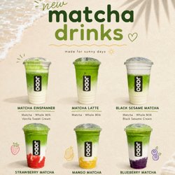 New Matcha Drinks as of July 2026