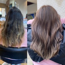 Hair transformation Hair transformation
