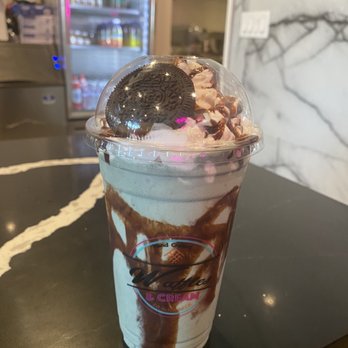 Waffles & Cream - Cookie Monster shake - Waffles Near Me - Richmond, California