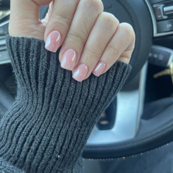 Puffin Nails - I got a rosy pink chrome dip! - Nail Salons Near Me - Concord, California Puffin Nails - I got a rosy pink chrome dip! - Nail Salons Near Me - Concord, California
