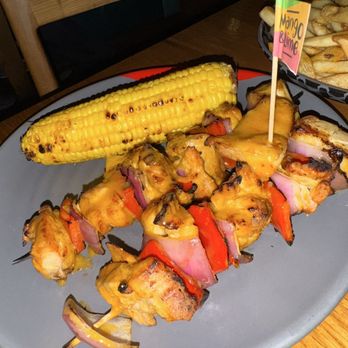Nando's Peri-Peri - Corn & Chicken Thigh Skewers - Portuguese Near Me - Silver Spring, Maryland