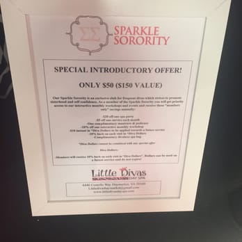 Little Divas Day Spa - Sparkle Sorority Club - Day Spas Near Me - Haymarket, Virginia Little Divas Day Spa - Sparkle Sorority Club - Day Spas Near Me - Haymarket, Virginia