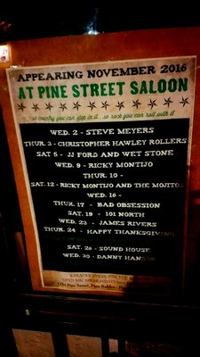 Menu photo 2 Pine Street Saloon Paso Robles, CA