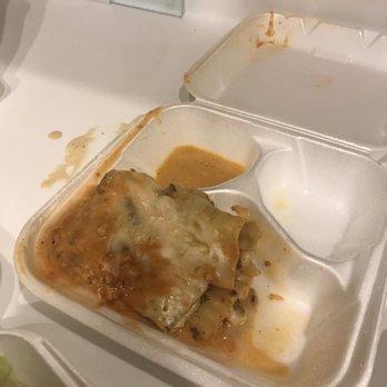 Villa Napoli - This was how our lasagna was given to us. - Italian Near Me - Turlock, California