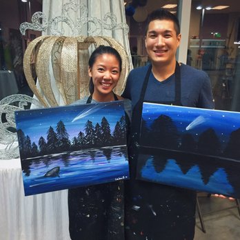 The Painted Palace - They took pics for everyone after the class :) - Art Classes Near Me - Bellevue, Washington